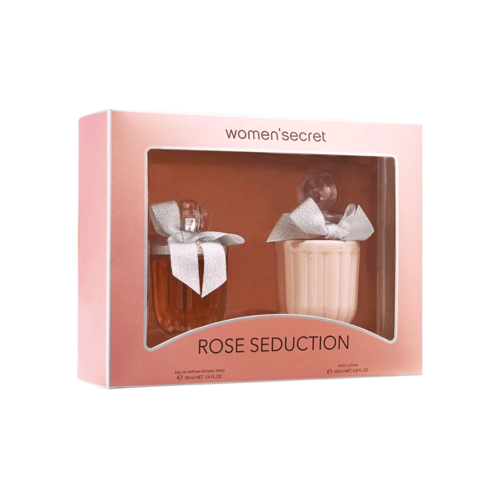 Women Secret Kit Rose Seduction Eau de Parfum 100ml + Body Lotion 200ml Feminino