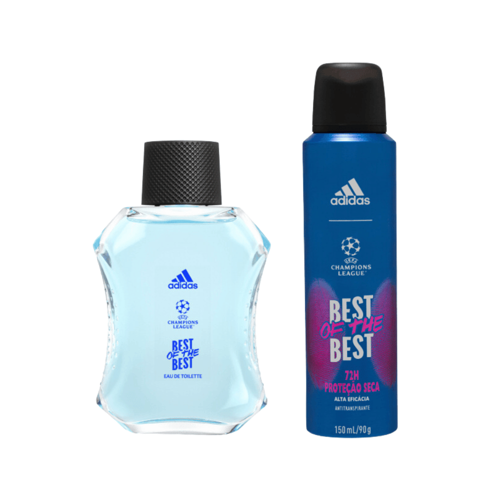 Adidas Kit Best of The Best Eau de Toilette 100ml + Desodorante 150ml Masculino