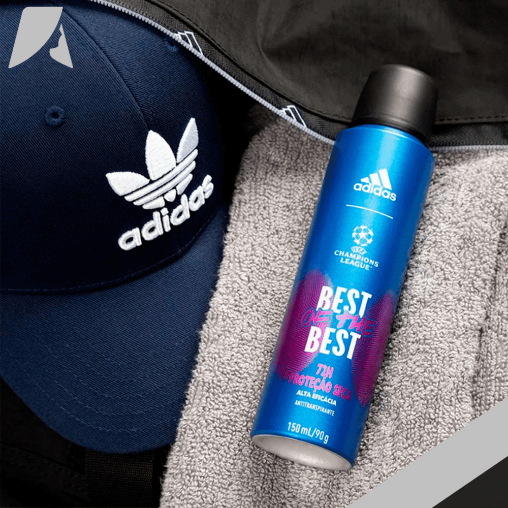 Coffret Adidas Kit Best of The Best Eau de Toilette 100ml + Desodorante 150ml Masculino