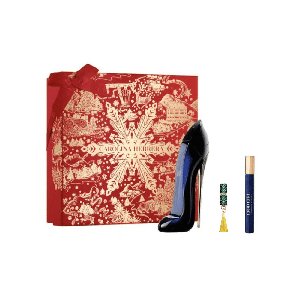 Carolina Herrera Kit Good Girl Eau de Parfum 80ml + Travel Size 10ml + Mini Batom Feminino