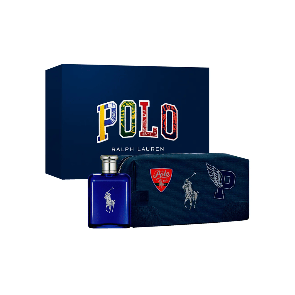 Ralph Lauren Kit Polo Blue Eau de Toilette 125ml + Necessaire Masculino