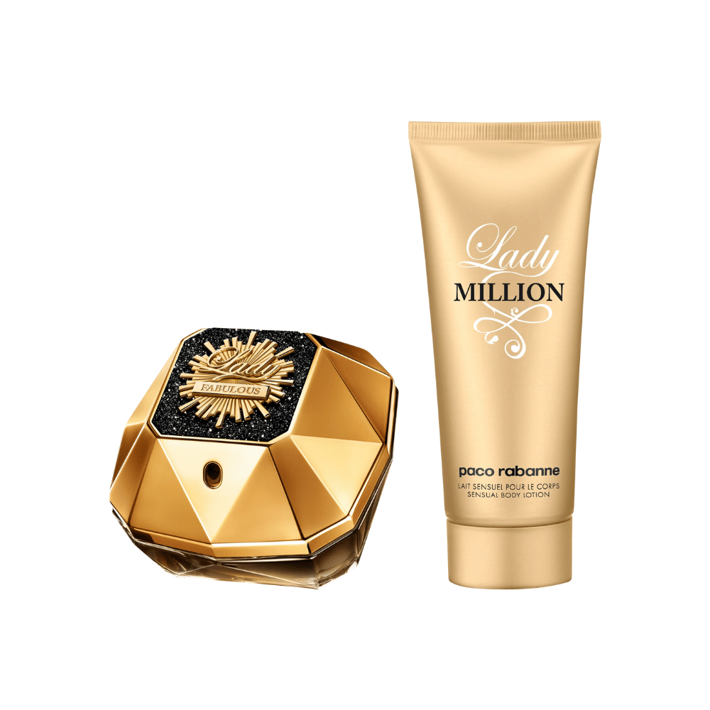 Paco Rabanne Kit Lady Million Fabulous Eau de Parfum 80ml + Body Lotion 100ml Feminino