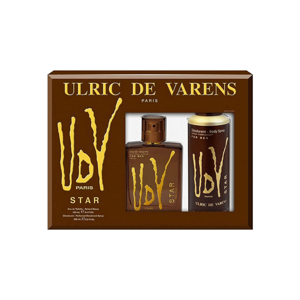 Ulric De Varens Kit UDV Star Eau de Toilette 100ml + Desodorante 200ml Masculino