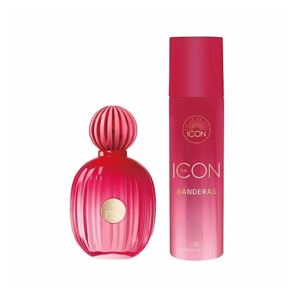 Antonio Banderas Kit The Icon Her Eau de Parfum 100ml + Desodorante 150ml Feminino