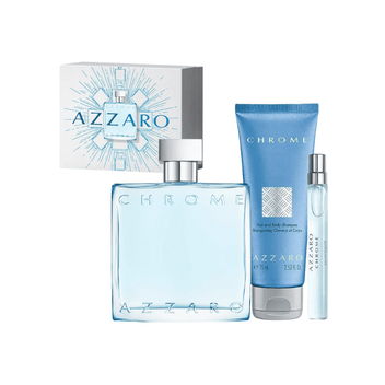 Azzaro Kit Chrome Eau de Toilette Masculino + Travel Size + Shower Gel Imagem secundária do produto