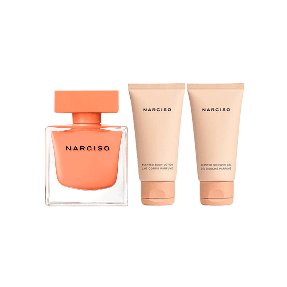 Narciso Rodriguez Kit Ambree Eau de Parfum Feminino + Body Lotion + Shower Gel