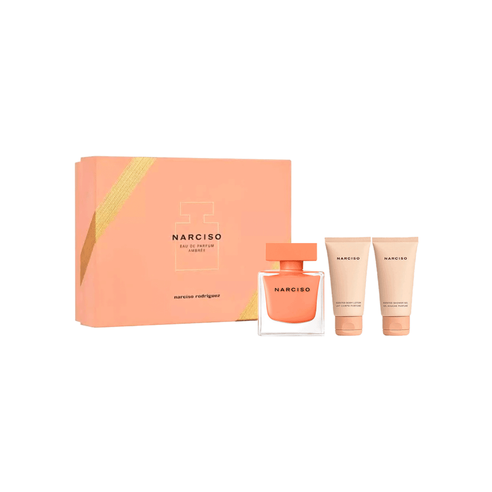 Narciso Rodriguez Kit Ambree Eau de Parfum Feminino + Body Lotion + Shower Gel
