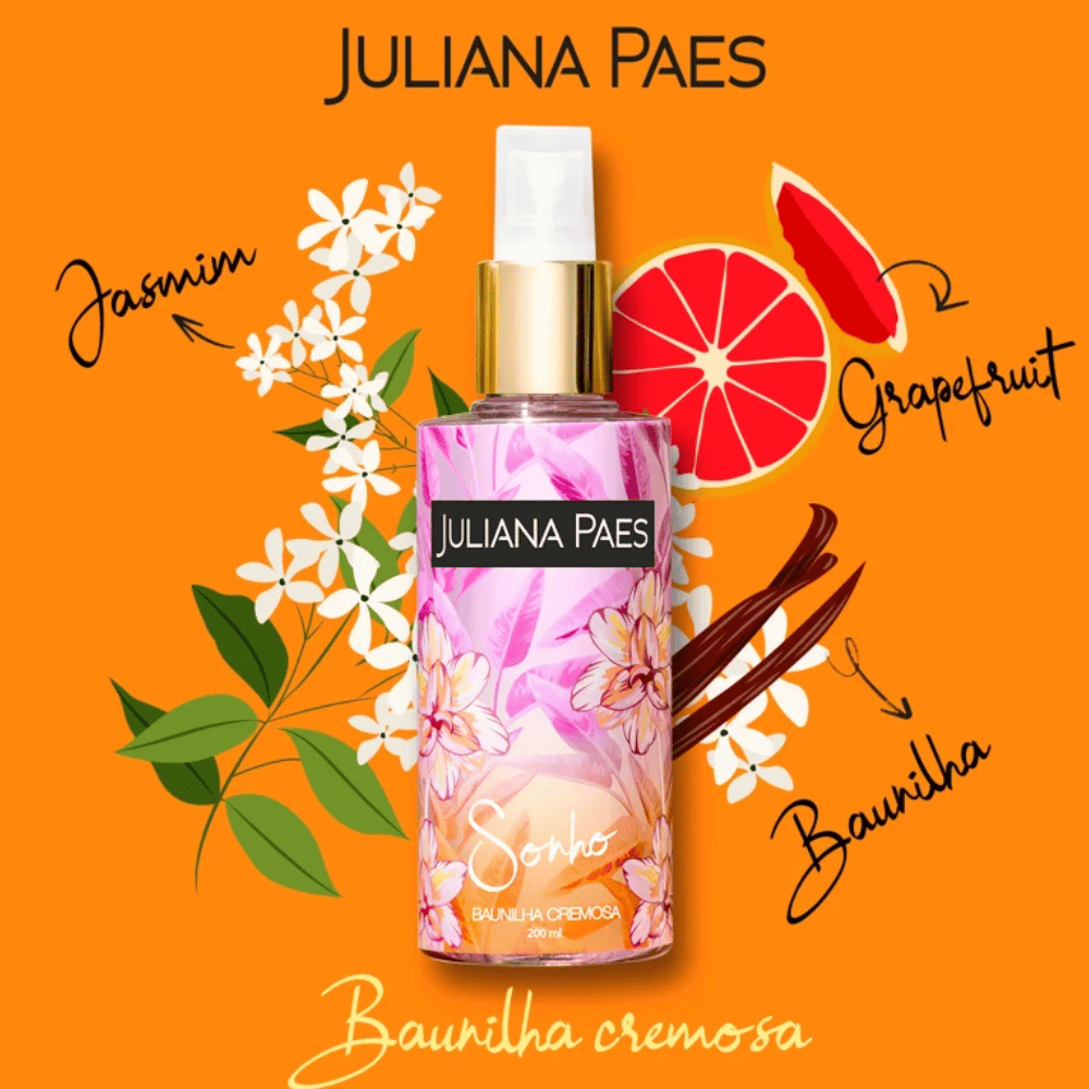 Juliana Paes Body Mist Sonho Feminino