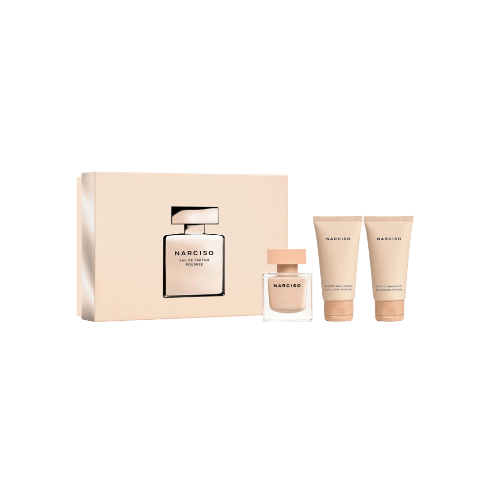 Narciso Rodriguez Kit Poudrée Eau de Parfum 50ml + Body Lotion 50ml + Shower Gel 50ml Feminino