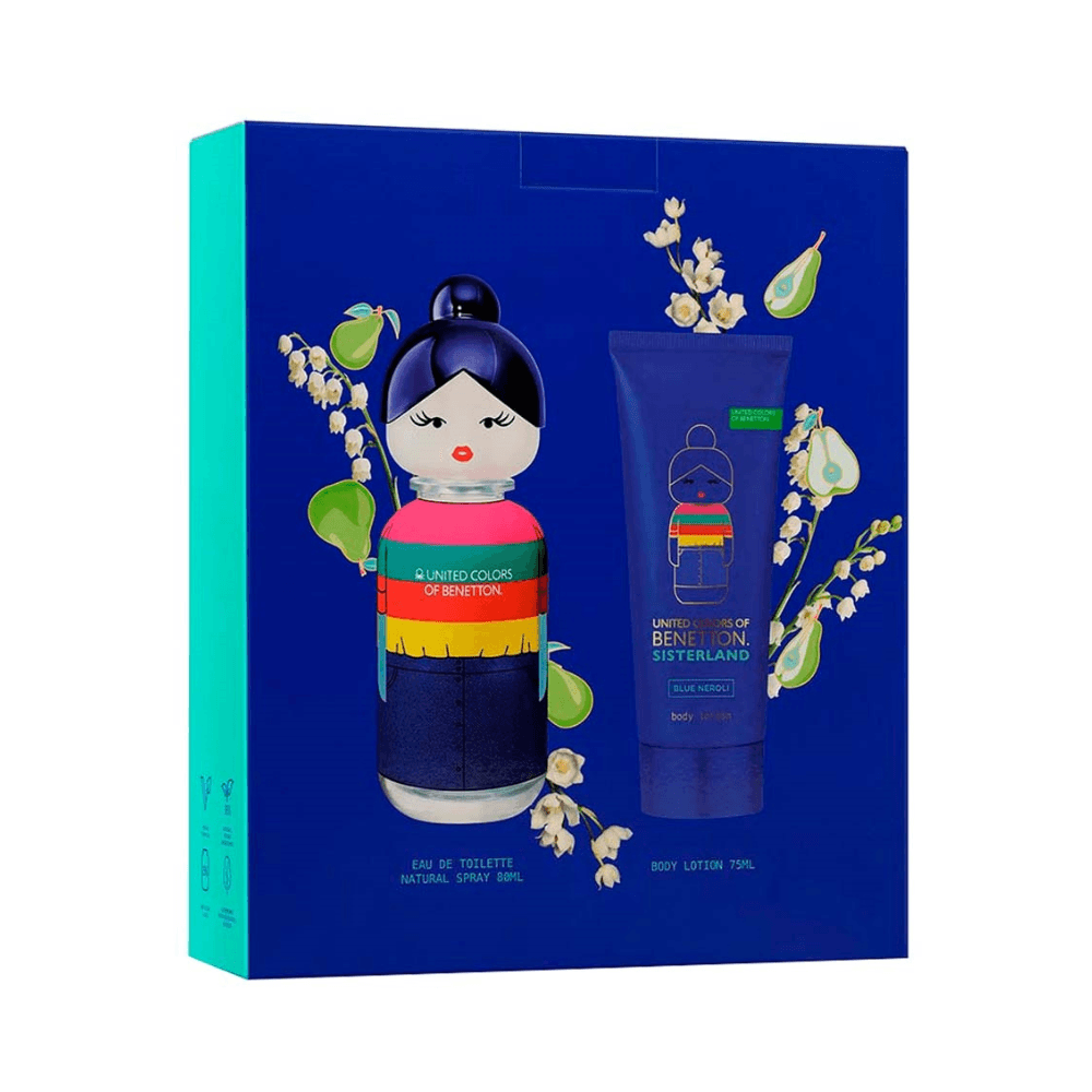 Benetton Kit Sisterland Blue Neroli+Body Lotion Eau de Toilette Feminino