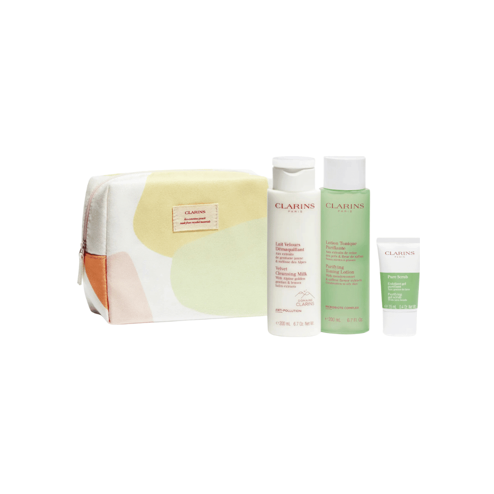 Clarins Kit Limpeza de Pele Cleansing Essentials - Pele Oleosa
