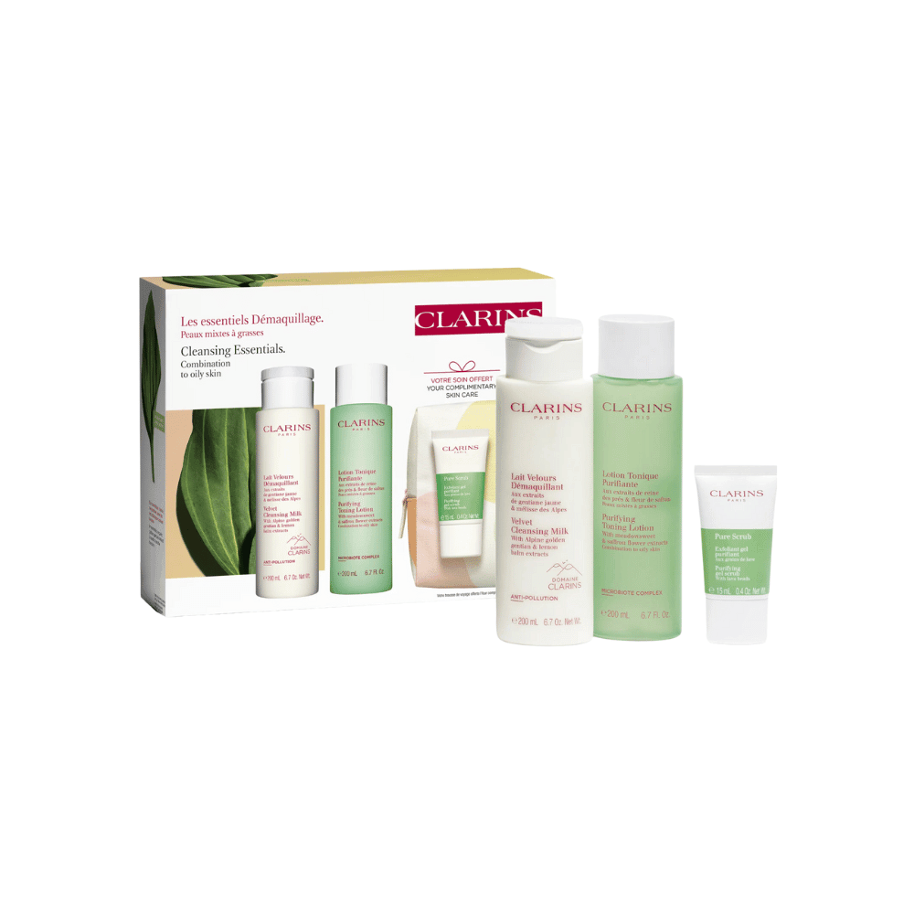 Clarins Kit Limpeza de Pele Cleansing Essentials - Pele Oleosa
