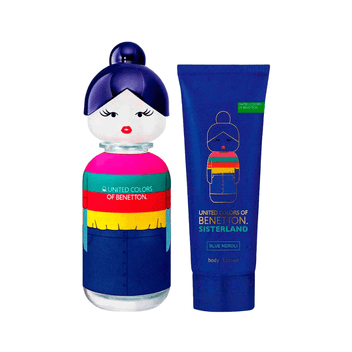 Benetton Kit Sisterland Blue Neroli+Body Lotion Eau de Toilette Feminino Imagem principal do produto