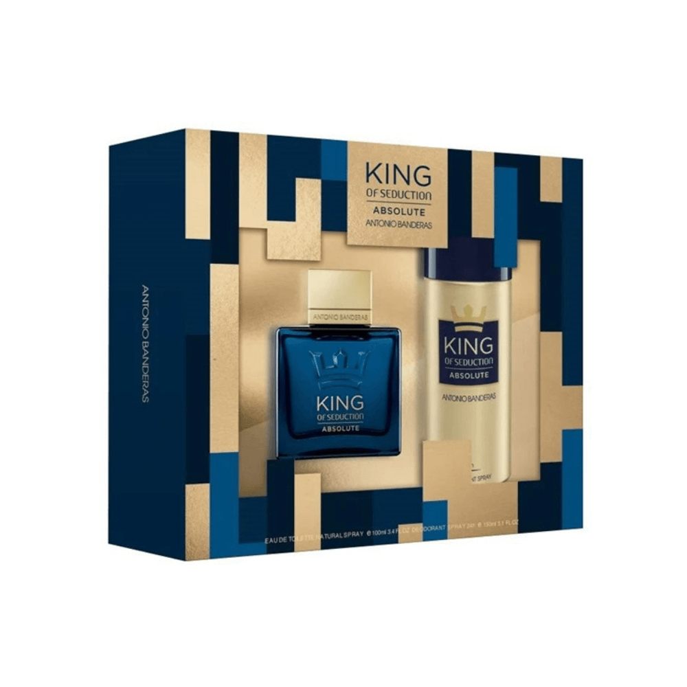 Antonio Banderas Kit King Of Seduction Absolute+Deo Eau De Toilette Masculino