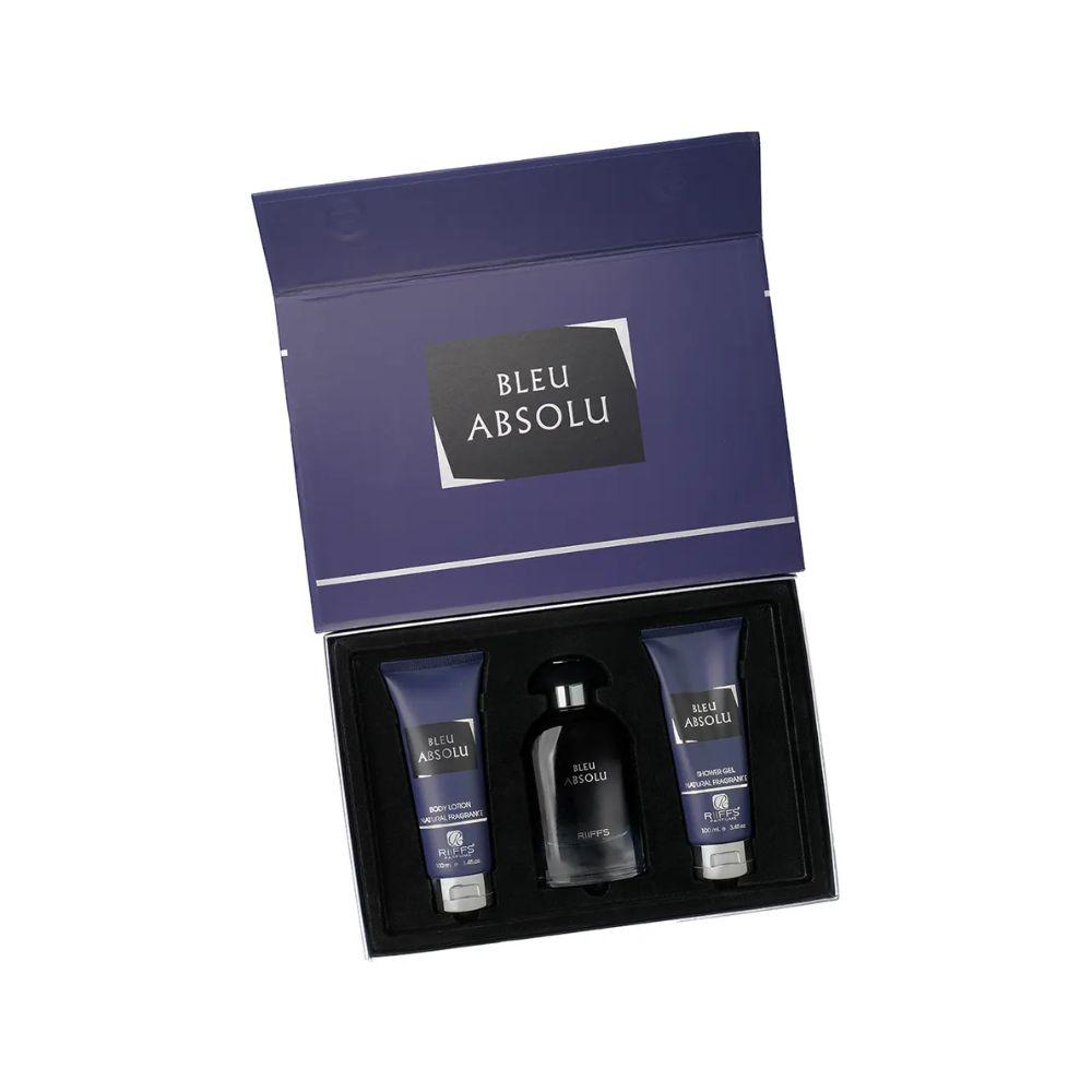 Riiffs Kit Bleu Absolu Eau de Parfum Masculino + Shower Gel + Body Lotion