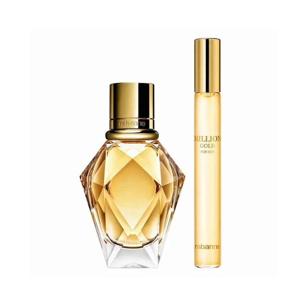 Rabanne Kit Million Gold Eau de Parfum Feminino + Travel