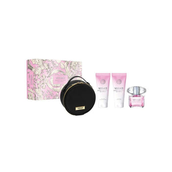 Versace Kit Bright Crystal Eau de Toilette Feminino + Shower Gel + Body Lotion + Necessaire Imagem secundária do produto