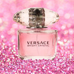Versace Kit Bright Crystal Eau de Toilette Feminino + Shower Gel + Body Lotion + Necessaire