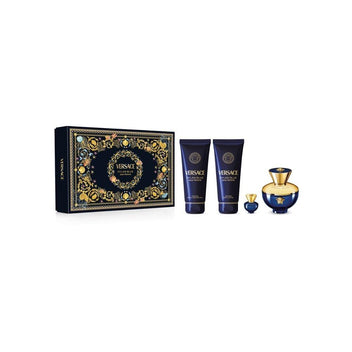 Versace Kit Dylan Blue Eau de Parfum Feminino + Body Lotion + Body Shower + Miniatura Imagem secundária do produto