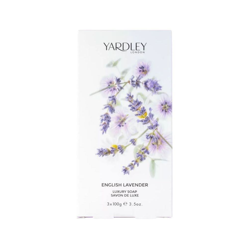 Yardley English Lavender Sabonete de Luxo Caixa com 3