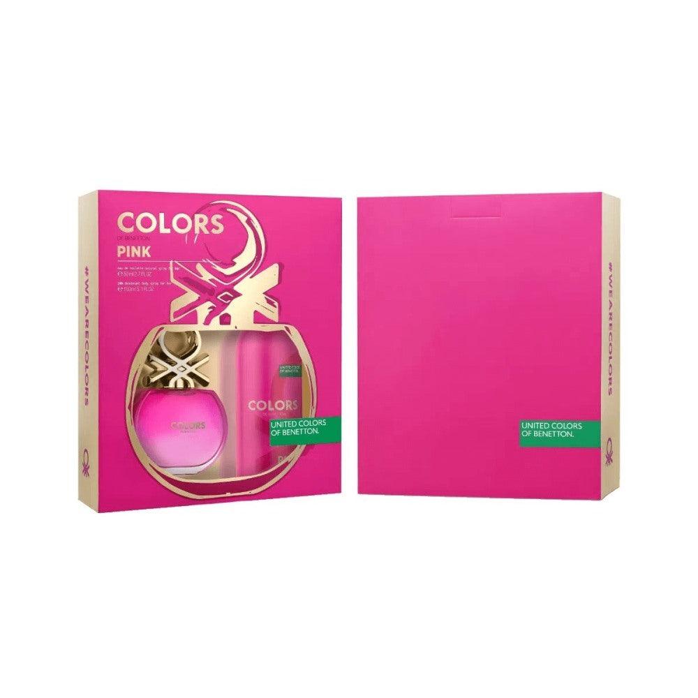 Benetton Kit Colors Pink+Deo Eau De Toilette Feminino