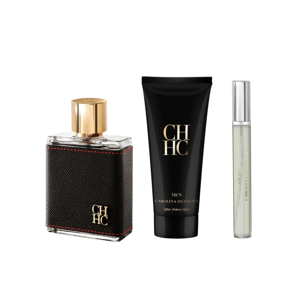 Coffret Carolina Herrera Men Eau de Toilette + Travel Size + After Balm Masculino