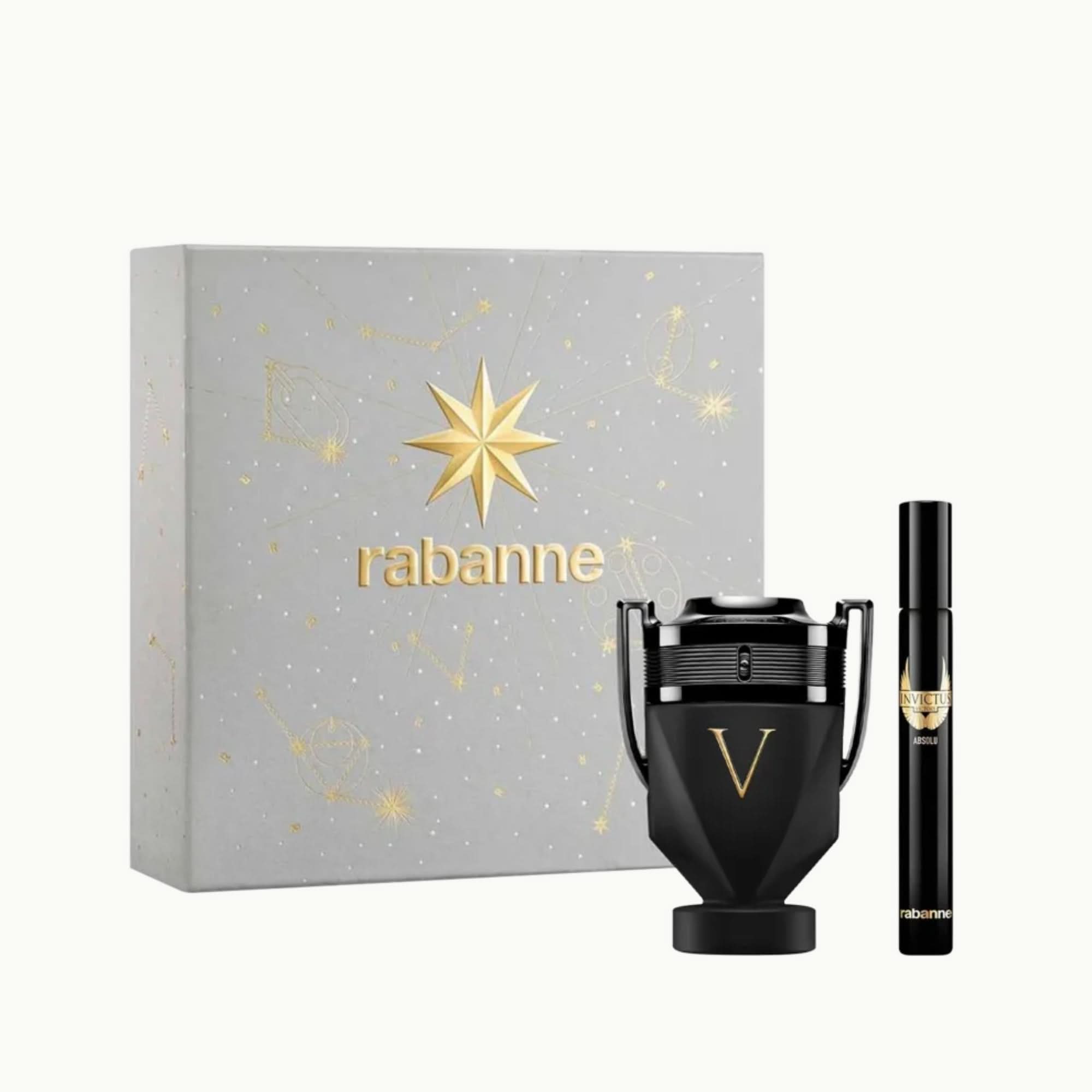 Coffret Paco Rabanne Invictus Victory Absolu Parfum Intense + Travel Spray For Men