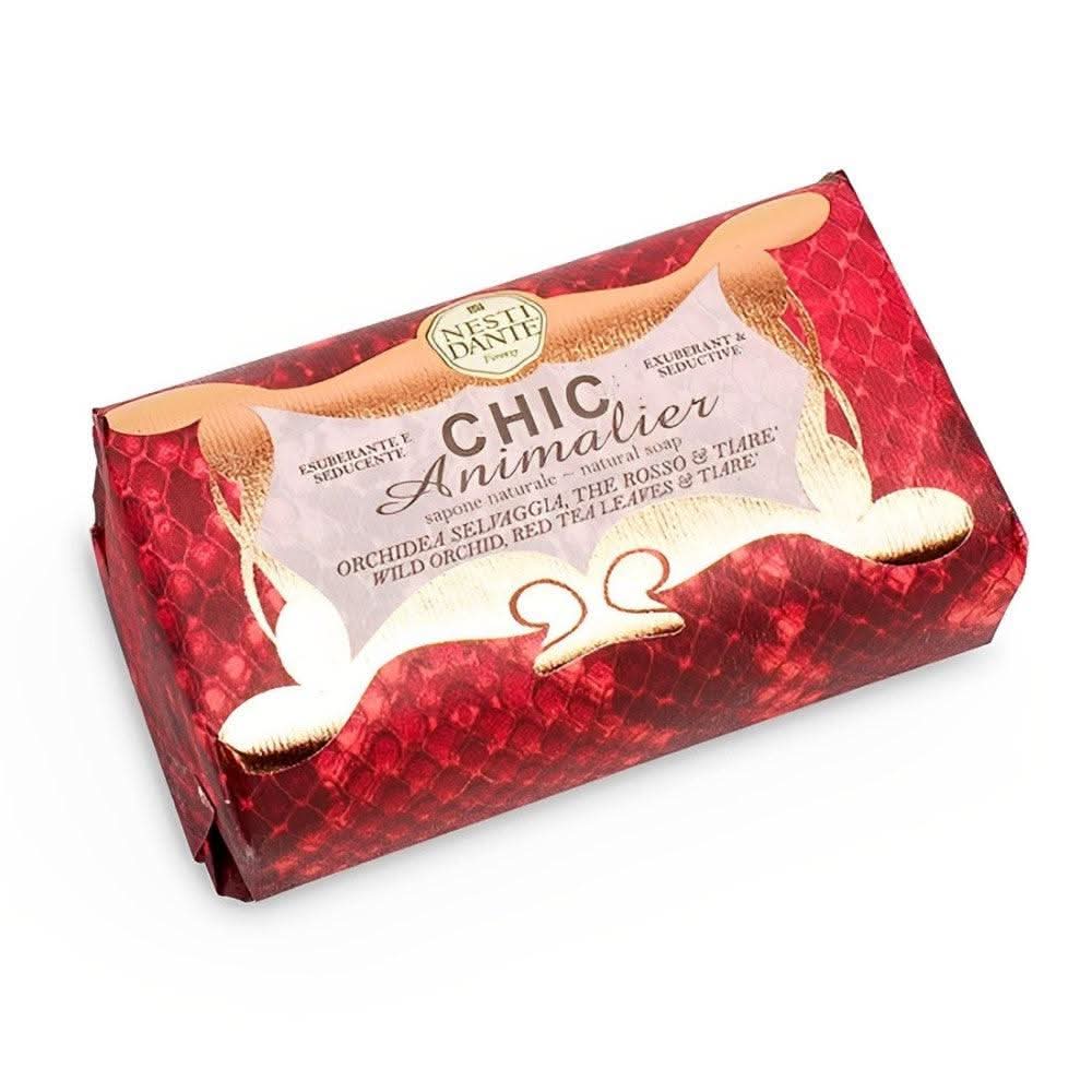 Nesti Dante Sabonete Barra Chic Animalier Red Pyton