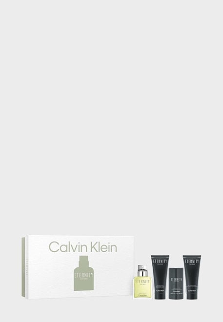Calvin Klein Kit Eternity+After Shave Balm+Deodorant Stick+Body Wash Eau de Toilette Masculino