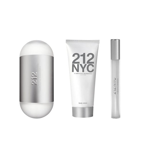 Carolina Herrera Kit 212 Nyc+Travel+Lotion Hidratante Eau de Toilette Feminino