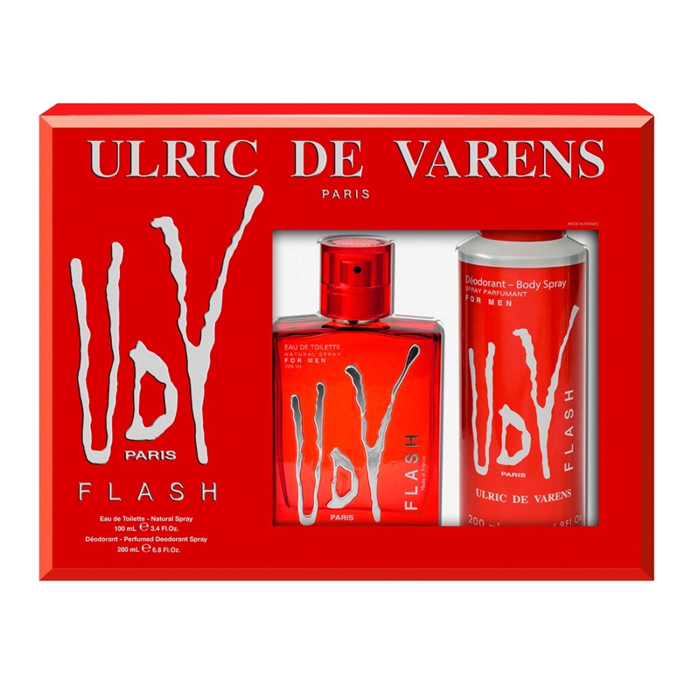 Ulric De Varens Kit Udv Flash + Deo Eau De Toilette Masculino