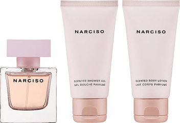 Narciso Rodriguez Kit Cristal+Body Lotion+Shower Gel Eau De Parfum Imagem principal do produto