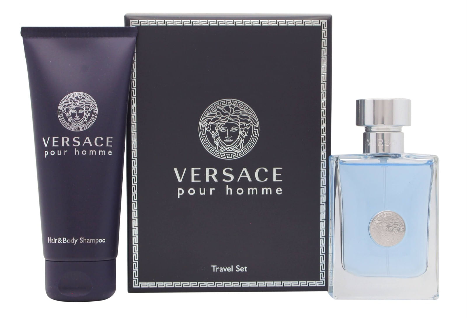 Versace Kit Pour Homme + Body Shampoo Eau De Toilette Masculino