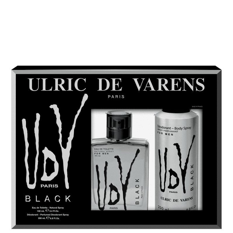 Ulric De Varens Kit Udv Black + Deo Eau De Toilette Masculino