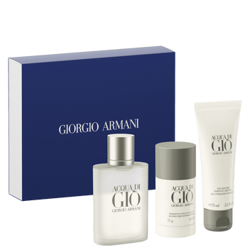 Giorgio Armani Kit Acqua Di Gio Eau de Toilette Masculino + After Shave Balm + Desodorante Imagem secundária do produto
