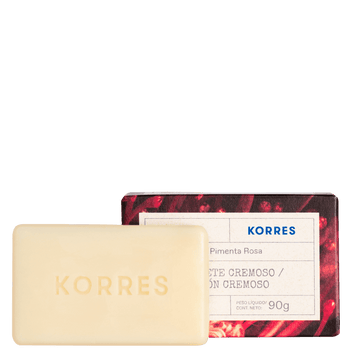 Korres Sabonete em Barra Pimenta Rosa Imagem principal do produto