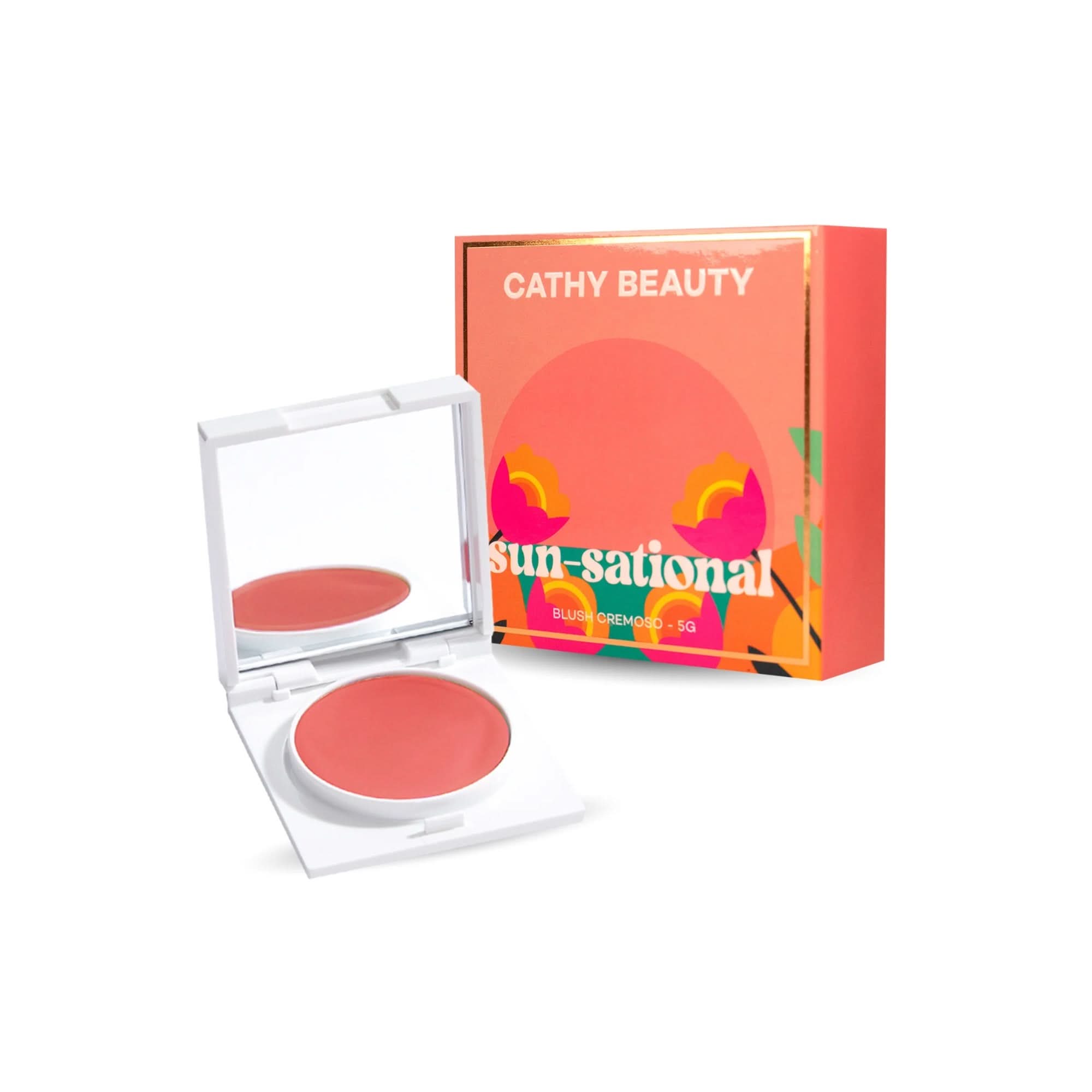 Cathy Beauty Blush Cremoso Feminino